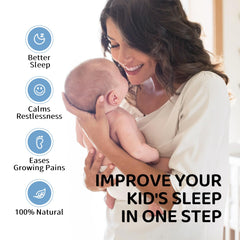 Bedtime routine with magnesium lotion for kids