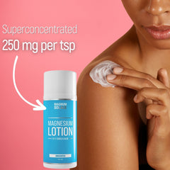 Child-friendly magnesium lotion product packaging