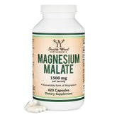 Front view of Magnesium Malate Capsules bottle (420 count)