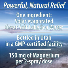 Graphic showing improved circulation from magnesium oil spray