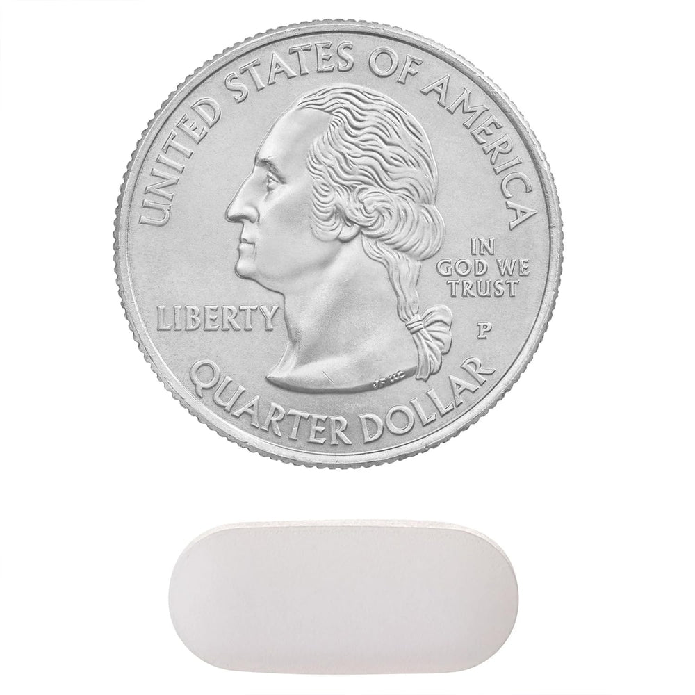 Close-up of magnesium oxide tablet label