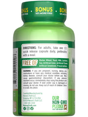 Packaging of Nature's Truth Magnesium Oxide 500mg capsules