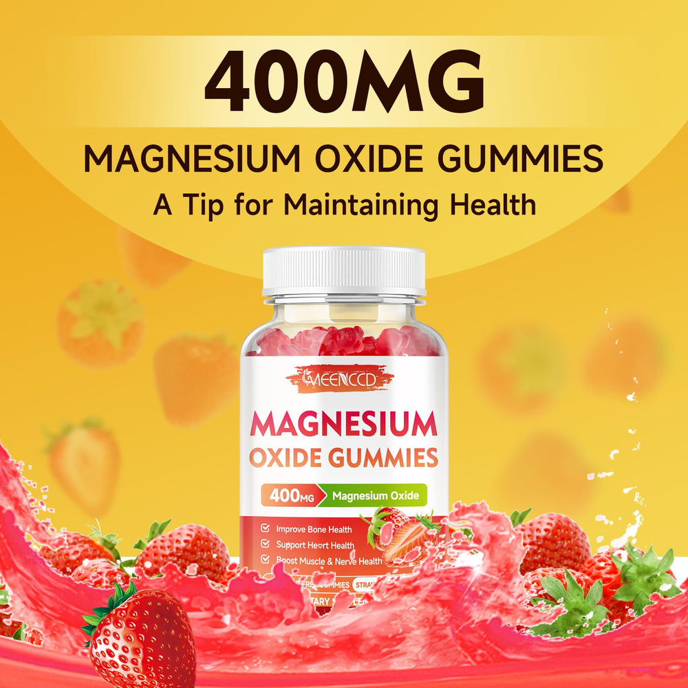 Daily use of Magnesium Oxide Gummies for nerve and muscle support