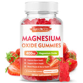 Magnesium Oxide Gummies bottle with strawberry flavor - 400 mg
