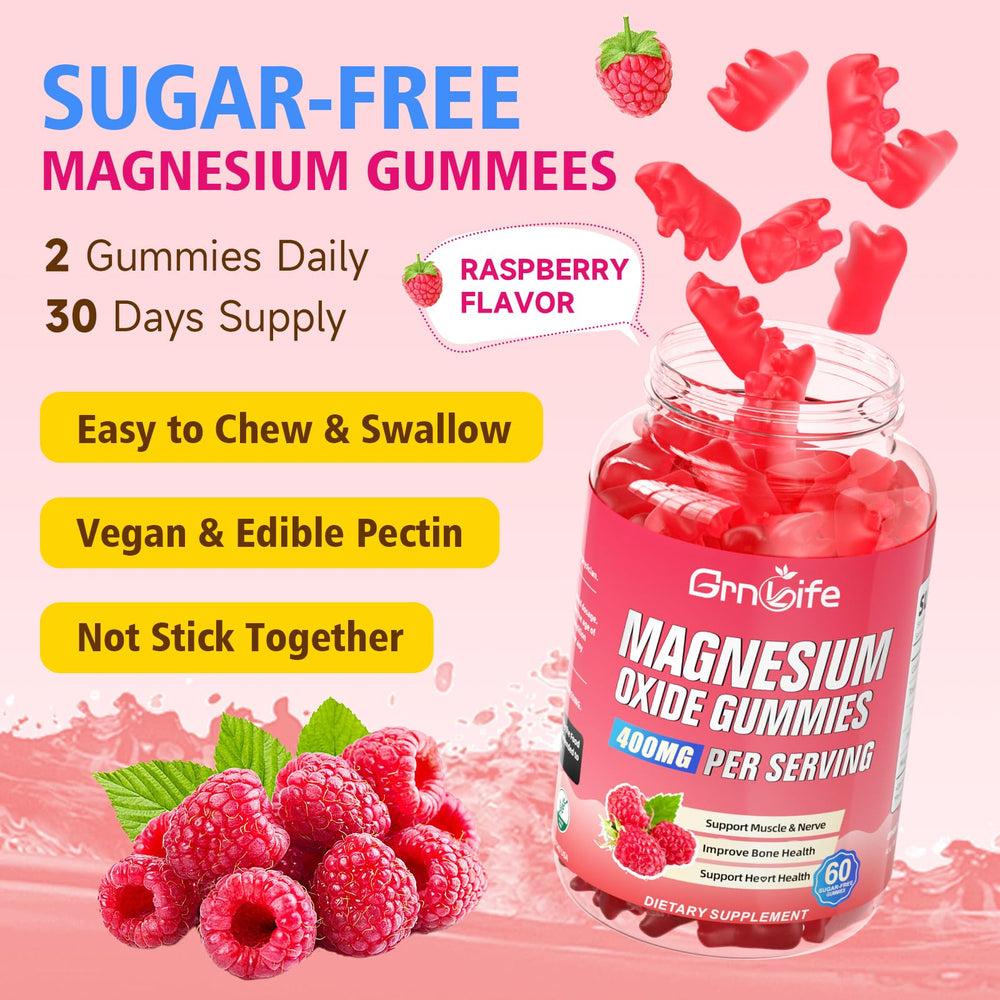 Dosage and usage guidance for magnesium oxide gummies
