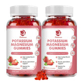 Bottle of magnesium potassium gummies 120-count