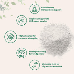 Nutrition facts panel showing 400 mg magnesium per serving