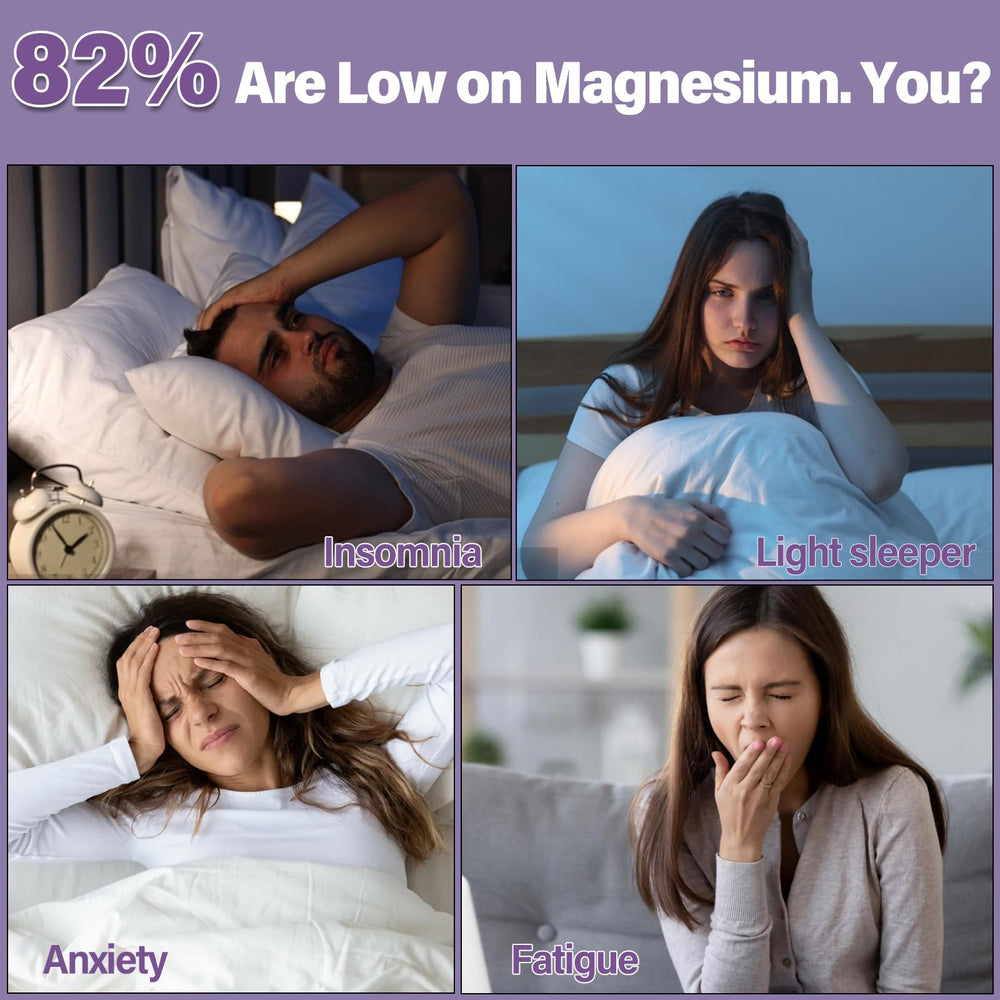 Illustration highlighting sleep benefits of magnesium spray