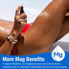 Magnesium Spray in a glass bottle