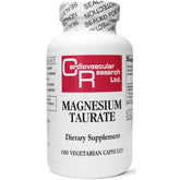 Product bottle of Magnesium Taurate 125 mg in a tamper-resistant box