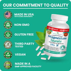 Packaging showing taurine and magnesium notes