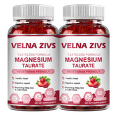 Magnesium Taurate Gummies 1800mg bottle on white background