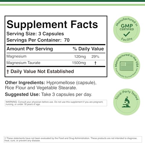 Label image for Magnesium Taurate supplement