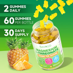 Pineapple slice with gummies arrangement