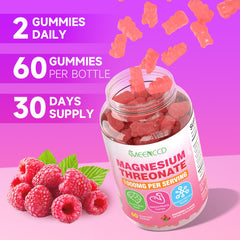 Close-up of raspberry-flavored gummies