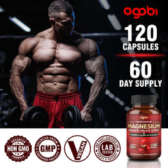 Close-up of magnesium capsules