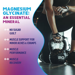 Graphic showing chelated glycinate form for enhanced absorption.