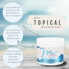 MagneSoothe balm in a travel-friendly jar for on-the-go use