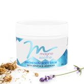 MagneSoothe topical magnesium body balm in a 2 oz jar