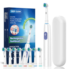 Main view of white magnetic suspension toothbrush
