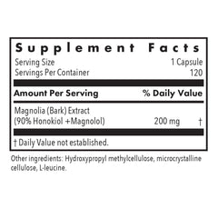 Close-up of magnolia extract highlighting honokiol content