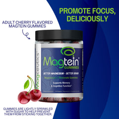 Person taking Magtein Gummies for brain support