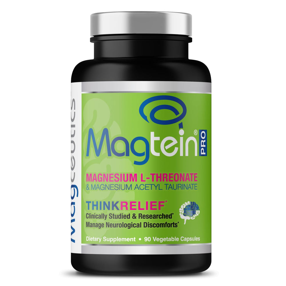 MagteinPRO bottle with 90 vegetarian capsules