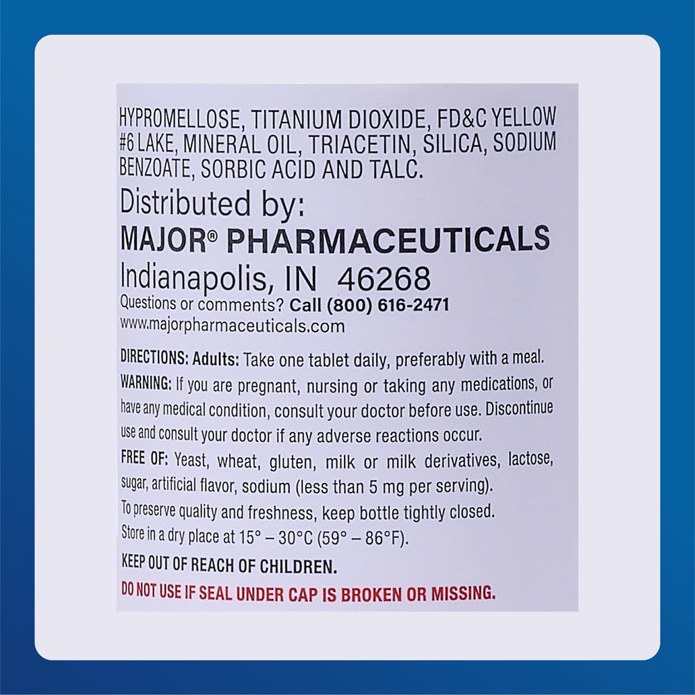 Packaging design of MAJOR Stress Formula bottle and box