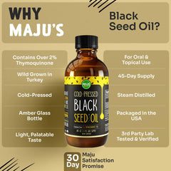 MAJU Black Seed Oil high thymoquinone content