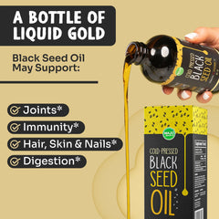 MAJU Black Seed Oil label detail