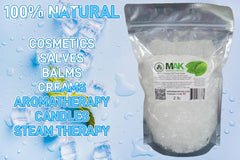 Mak Menthol Crystals 2lb resealable bag back panel