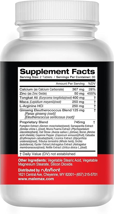 MaleMax Malemax Perform bottle black signaling discreet daily use