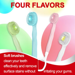 Malisseladi built-in floss and detachable pick removing food particles