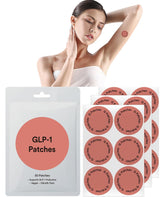 Front view of MALOWON GLP-1 patches in a 4-pack