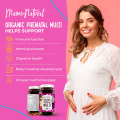 Close-up of One A Day prenatal formula for vegan moms