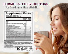 Graphic showing hair, skin and nails benefits of collagen