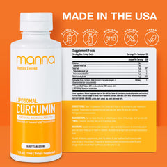 Daily wellness routine featuring liquid curcumin