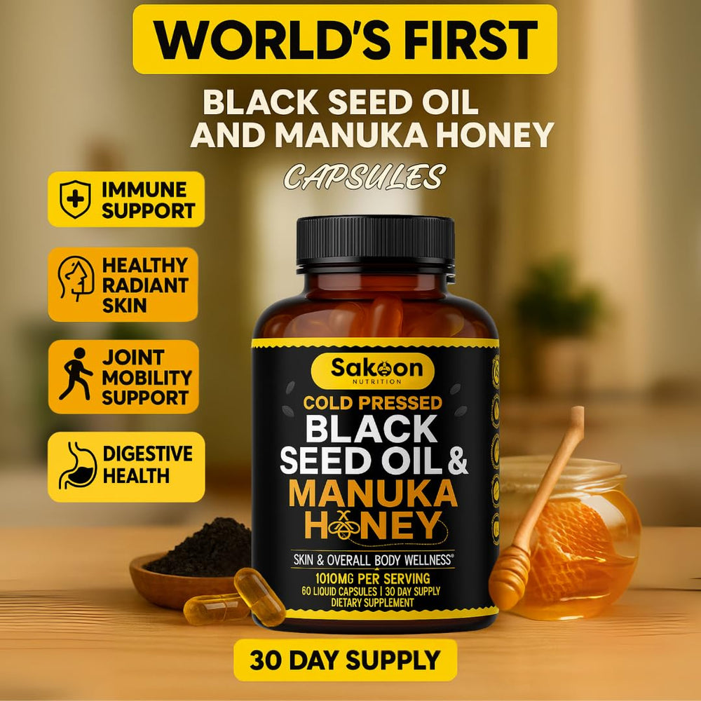 New Zealand Manuka honey used in the blend.