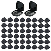 White 120-pack retainer case with top and bottom ventilation holes