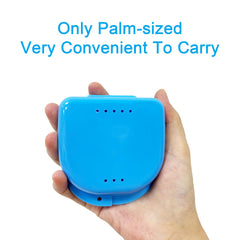 Multi-use case suitable for aligners, mouthguards, and dentures