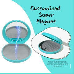 Compact travel-friendly size 0.98in by 3.42in with two-case set