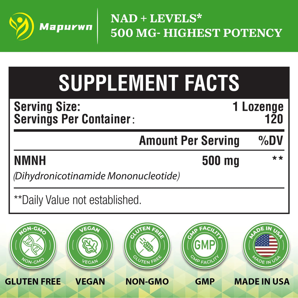 Close-up of NMNH lozenges