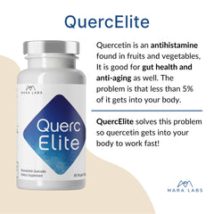 QuercElite packaging showcasing USA-made claim