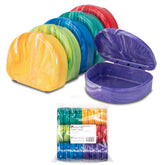 Marble retainer cases 24-pack in assorted colors