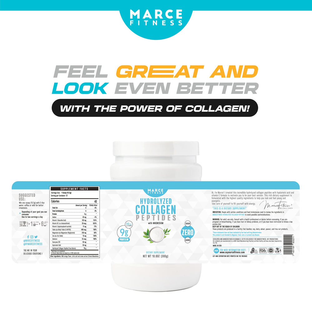 Usage directions for MARCE FITNESS Hydrolized Collagen Unflavored