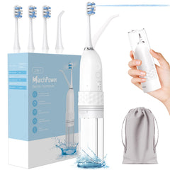 Marchpower 2-in-1 electric toothbrush with built-in water flosser