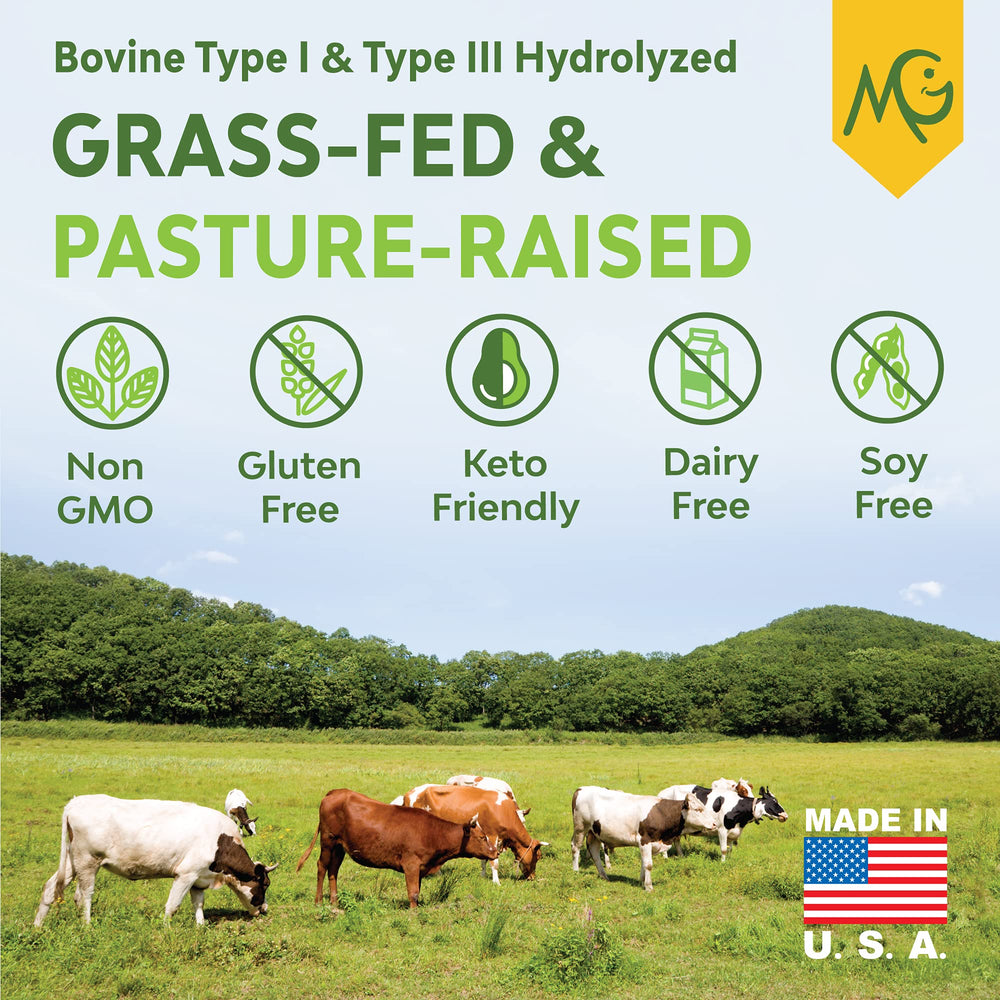 Close-up of rich peanut butter flavor in MariGold collagen powder