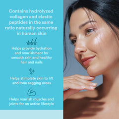 Marine collagen bioactive peptides powder for skin, hair and joints