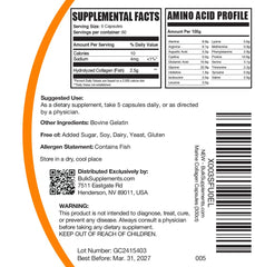 Product packaging with nutrition label showing gluten free and third party testing