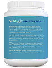 Collagen powder dissolving in water